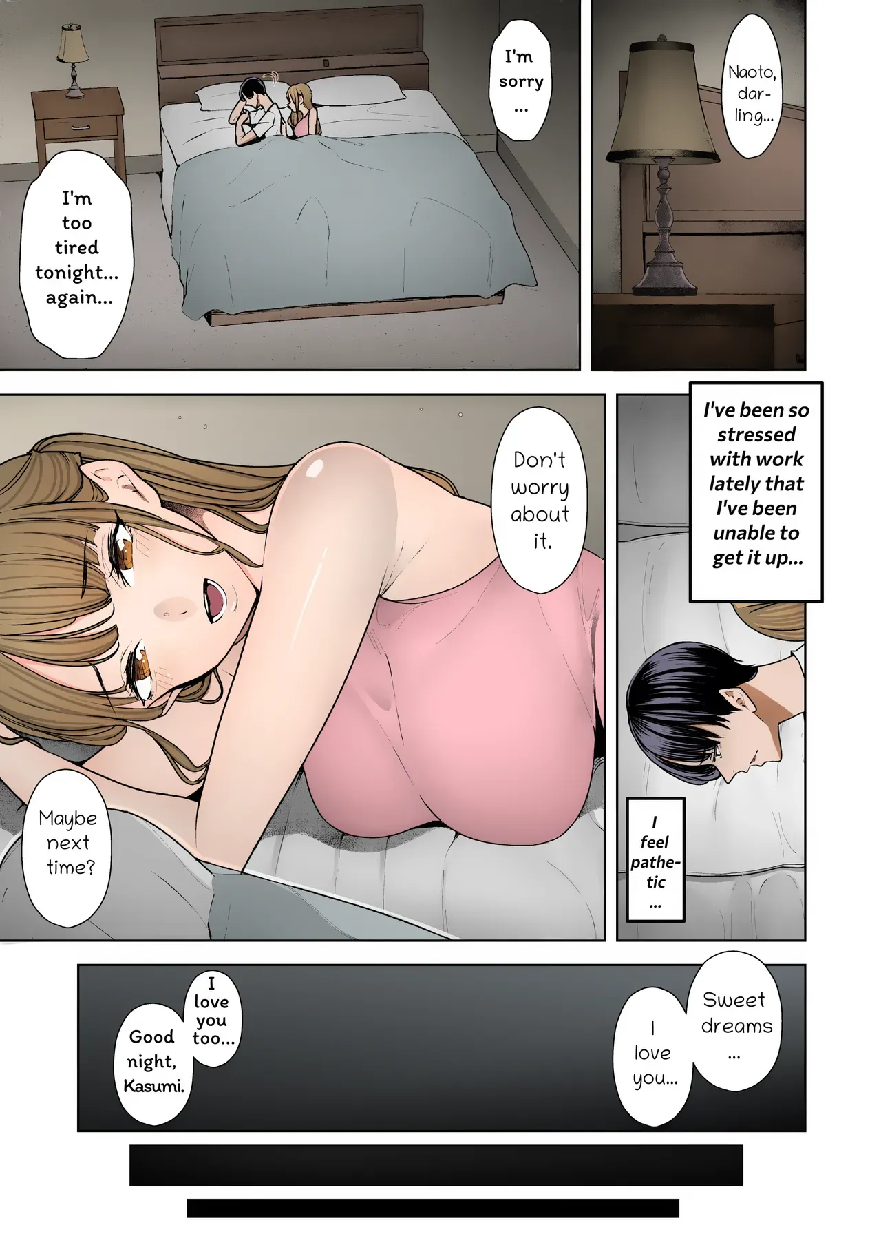[Sanku] Boku Wa Tsuma Ga Netorare Nando Mo Ikasareru Sugata O Mitsuzuketa- I Kept Watching While a Man Made My Wife Cum Over and Over (English) (Decensored) (Colorized) [Erocolor] - Page 4