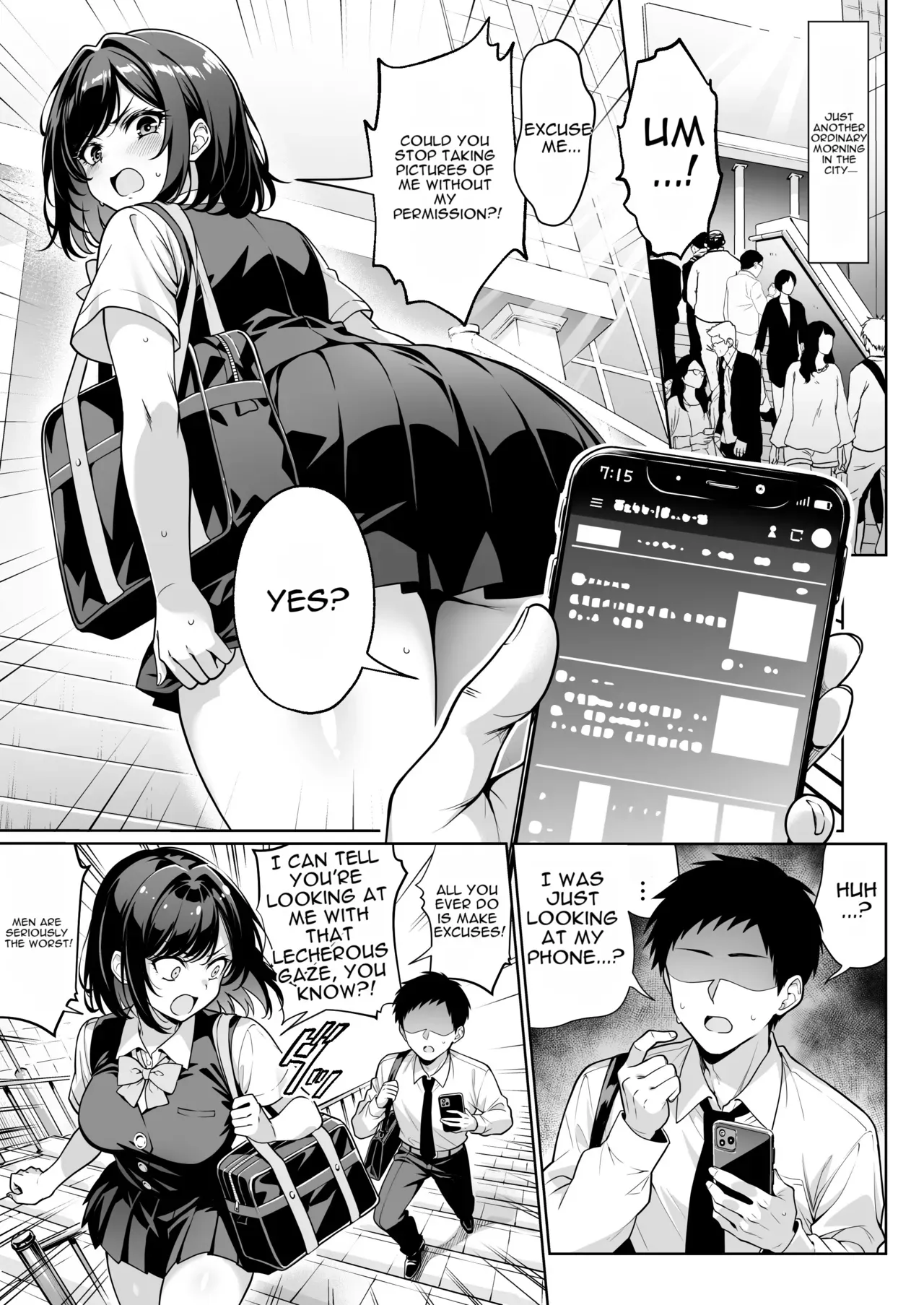 [Hechima Koubou (Mangetsu Wasabi)]  A fulfilling life of sexy daydreaming ♡ with an app that automatically generates naughty scenarios [English] - Page 2