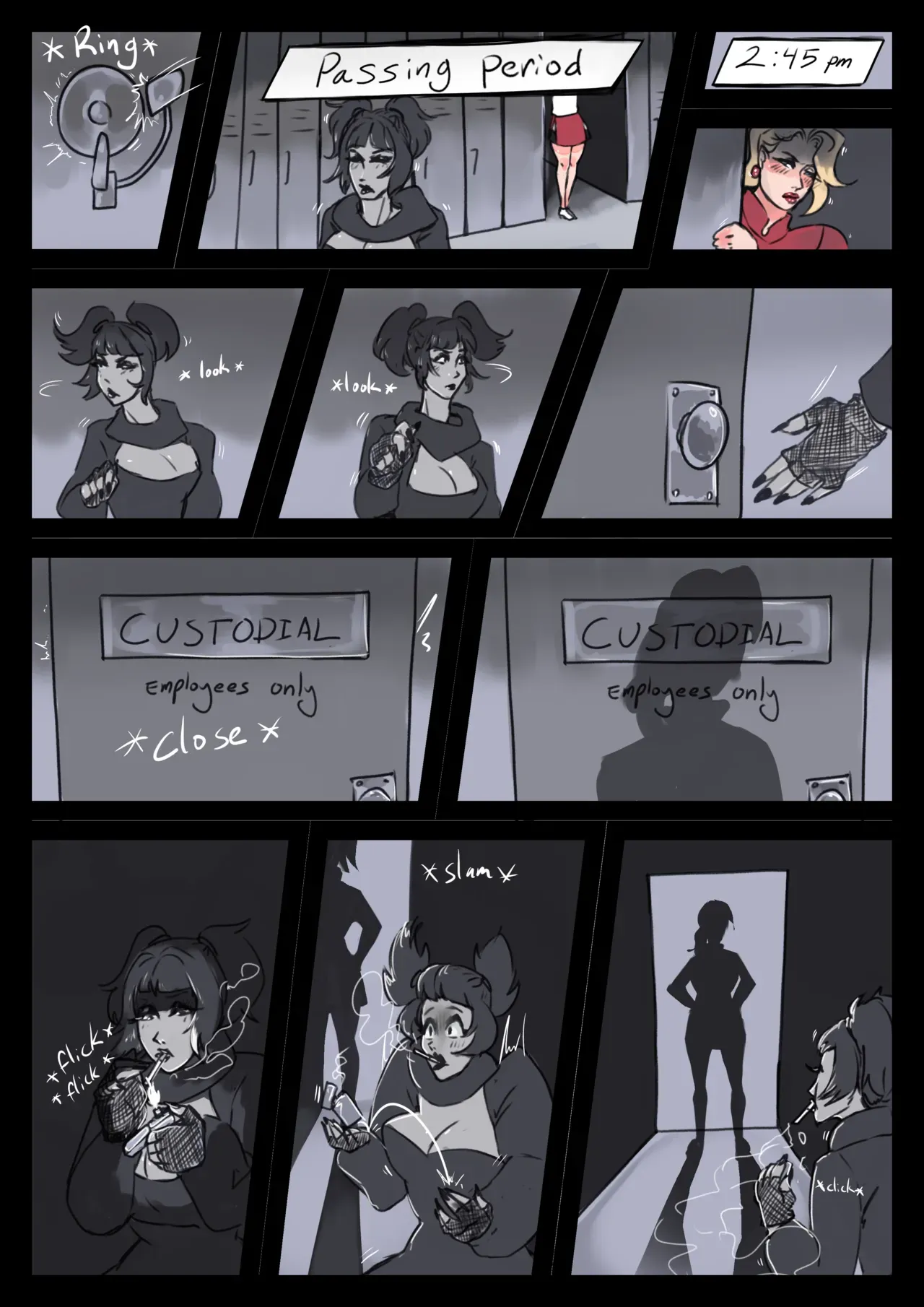 [whyroxanneWhy] Cheerleader Vore(ongoing) - Page 4