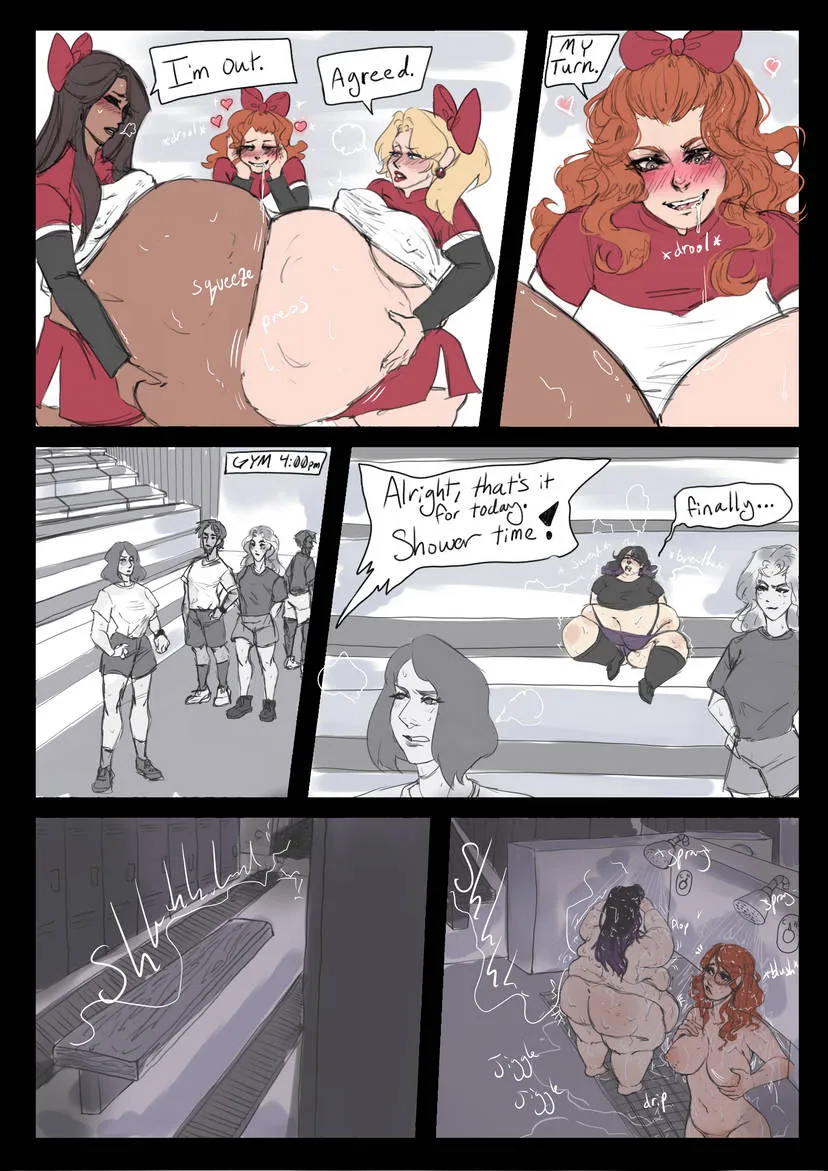[whyroxanneWhy] Cheerleader Vore(ongoing) - Page 8
