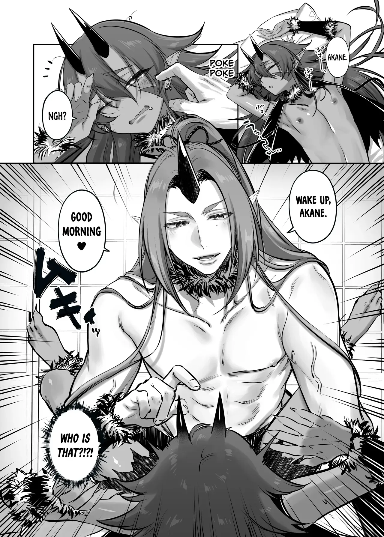 [NUH (Morino Bambi)] A Dumb Blue Oni and an Easily-Swayed Red Oni Have a Club-Wielding Showdown!～ Rurio And Akane [English] {Doomed Scans, Yengli} [Digital] - Page 8