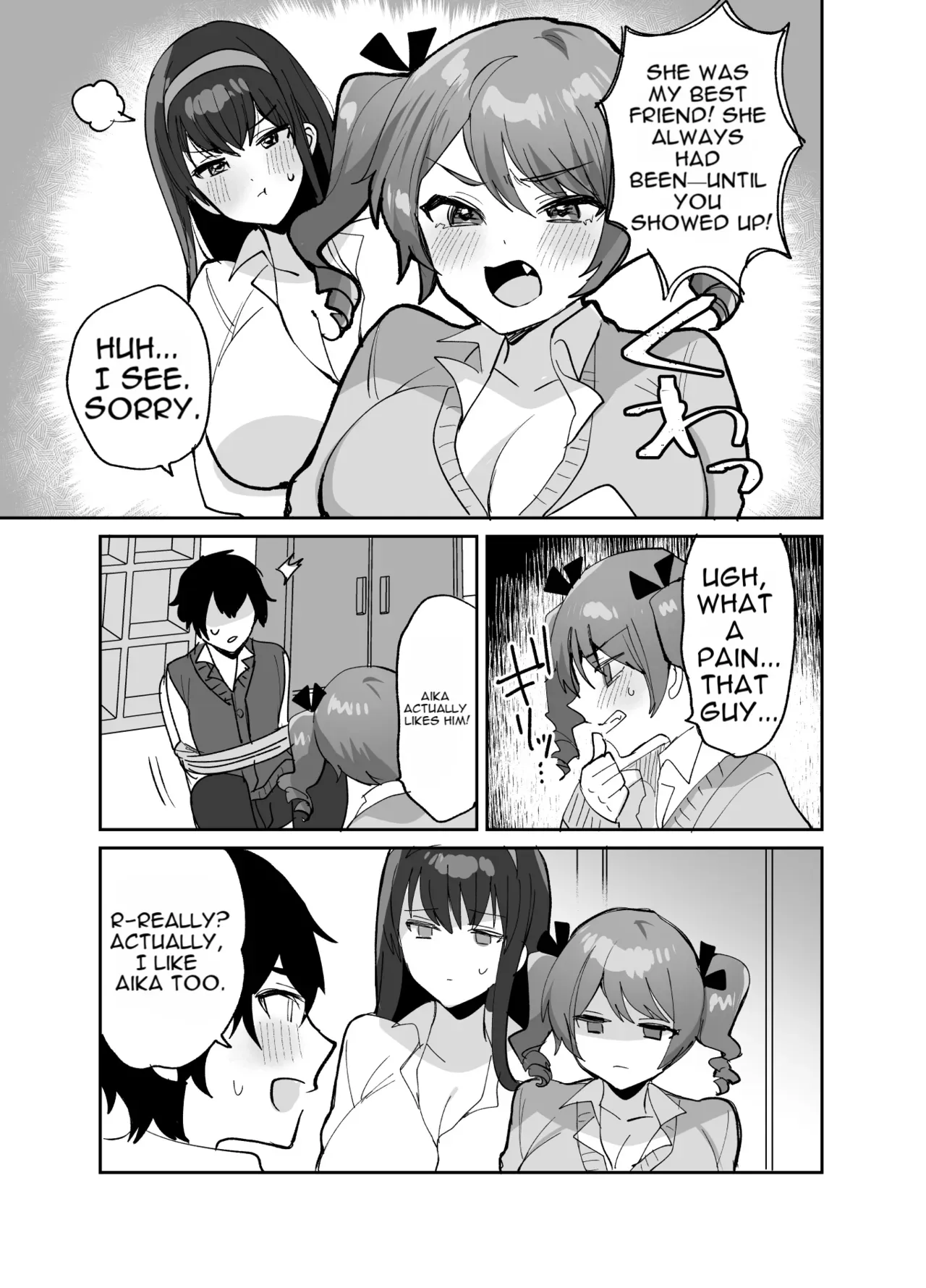 [Meimeiko (Meisuke)] It was supposed to be a story about two people who loved each other but her best friend stole his virginity [English] - Page 7