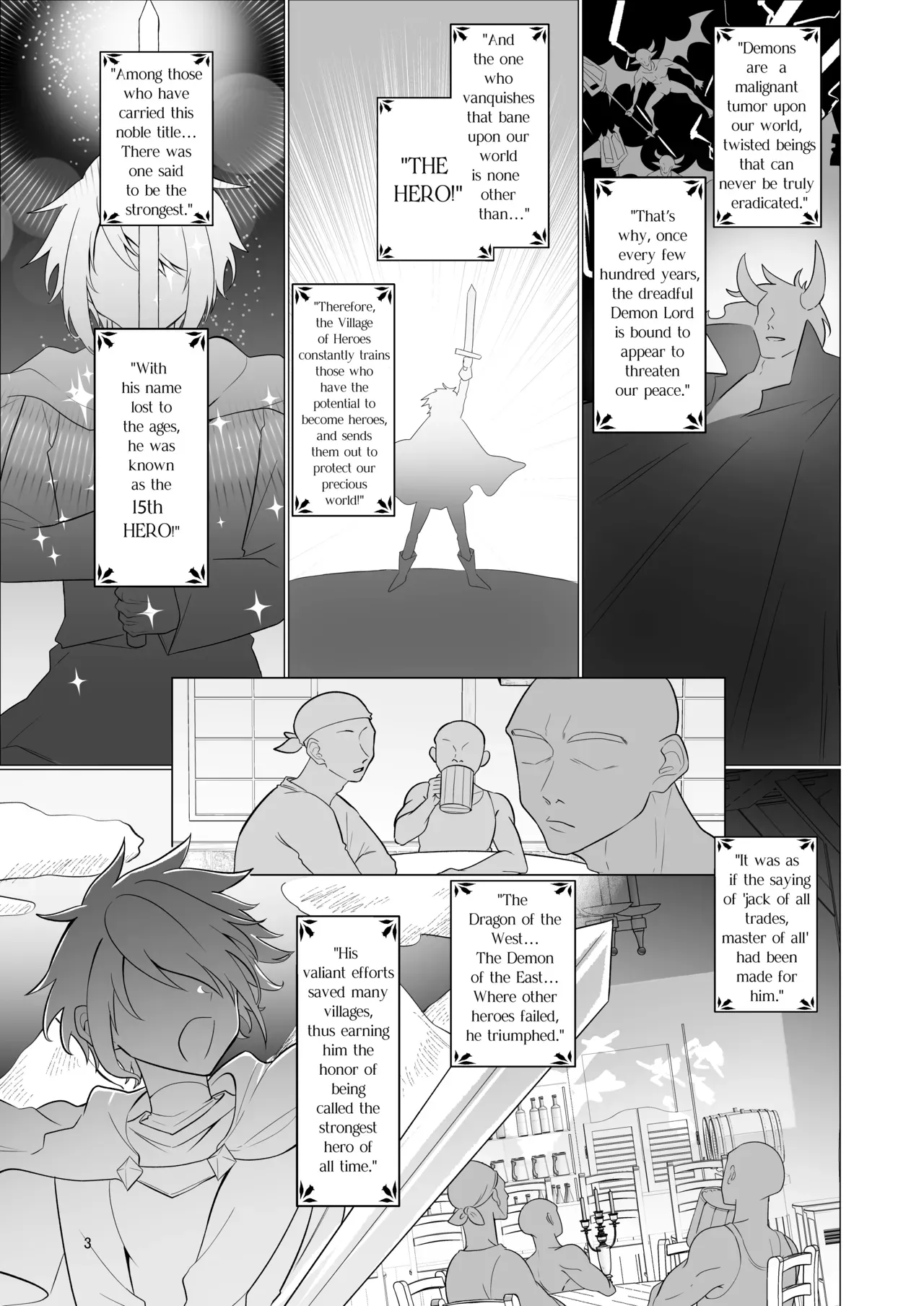 [Nanami no Tabi (Oniru)] The former mightiest hero's perverted sex life - Page 3