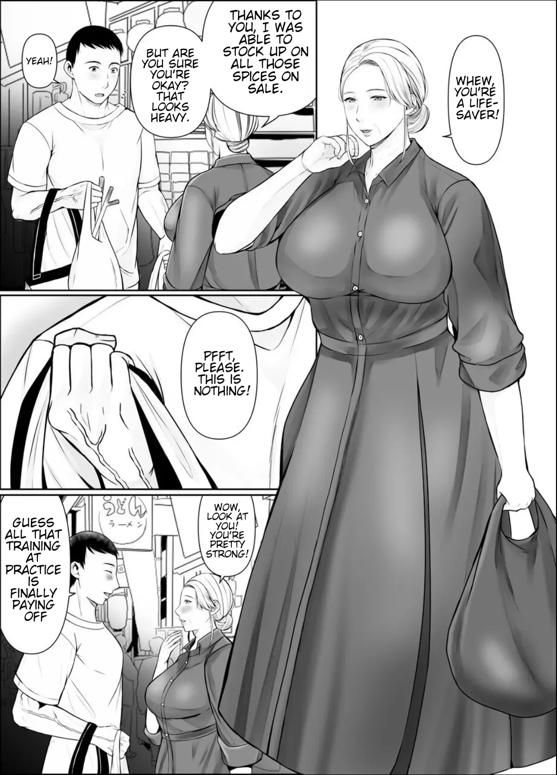 [Popotto Denki Ichigouten] My Chubby Grandma's special heart-warming Massage ♡ - Page 2