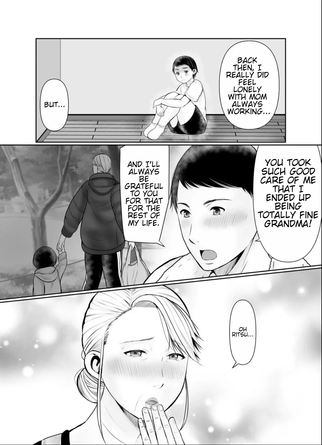 [Popotto Denki Ichigouten] My Chubby Grandma's special heart-warming Massage ♡ - Page 5
