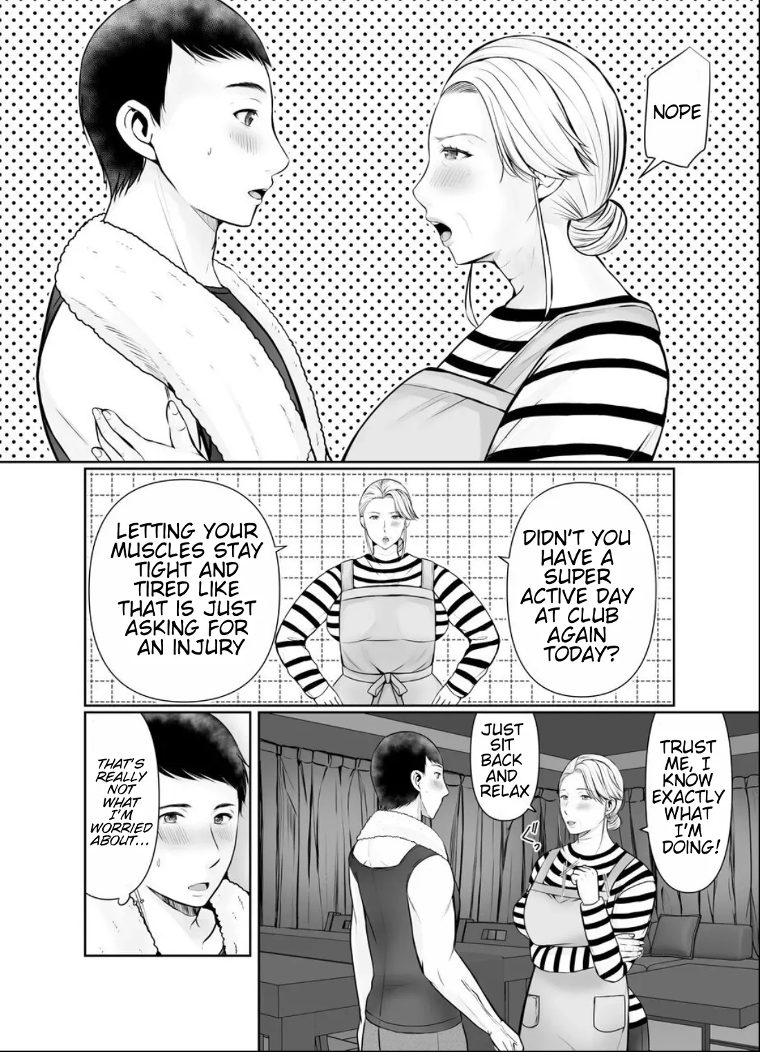 [Popotto Denki Ichigouten] My Chubby Grandma's special heart-warming Massage ♡ - Page 7