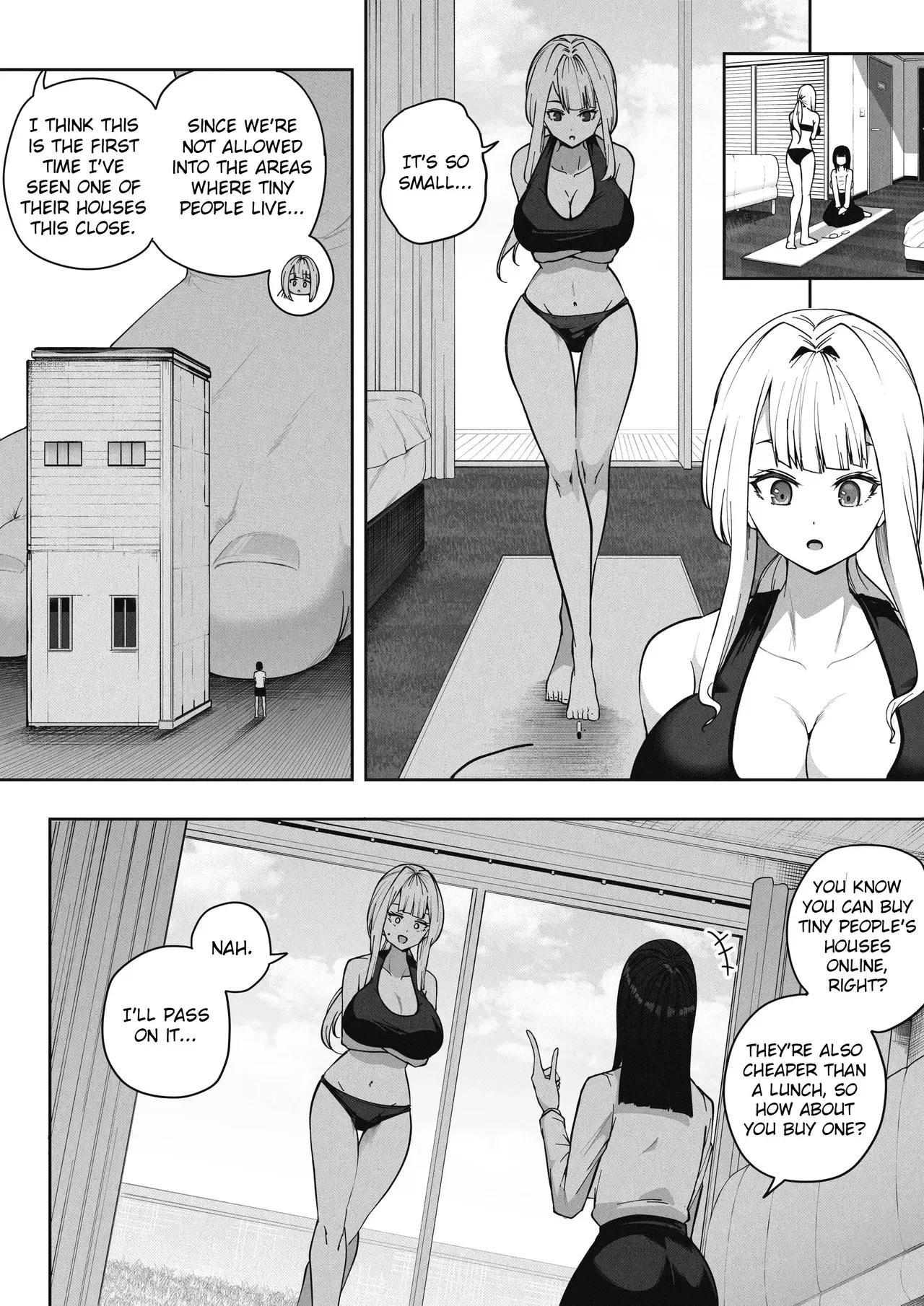 巨大娘の家に雇用された結果4 [English] - Page 2