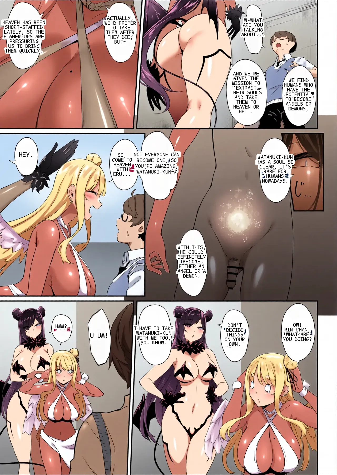[In The Sky (Nakano Sora)] Tenshi to Akuma wa Boku o Nukitakute Shouganai - Page 6
