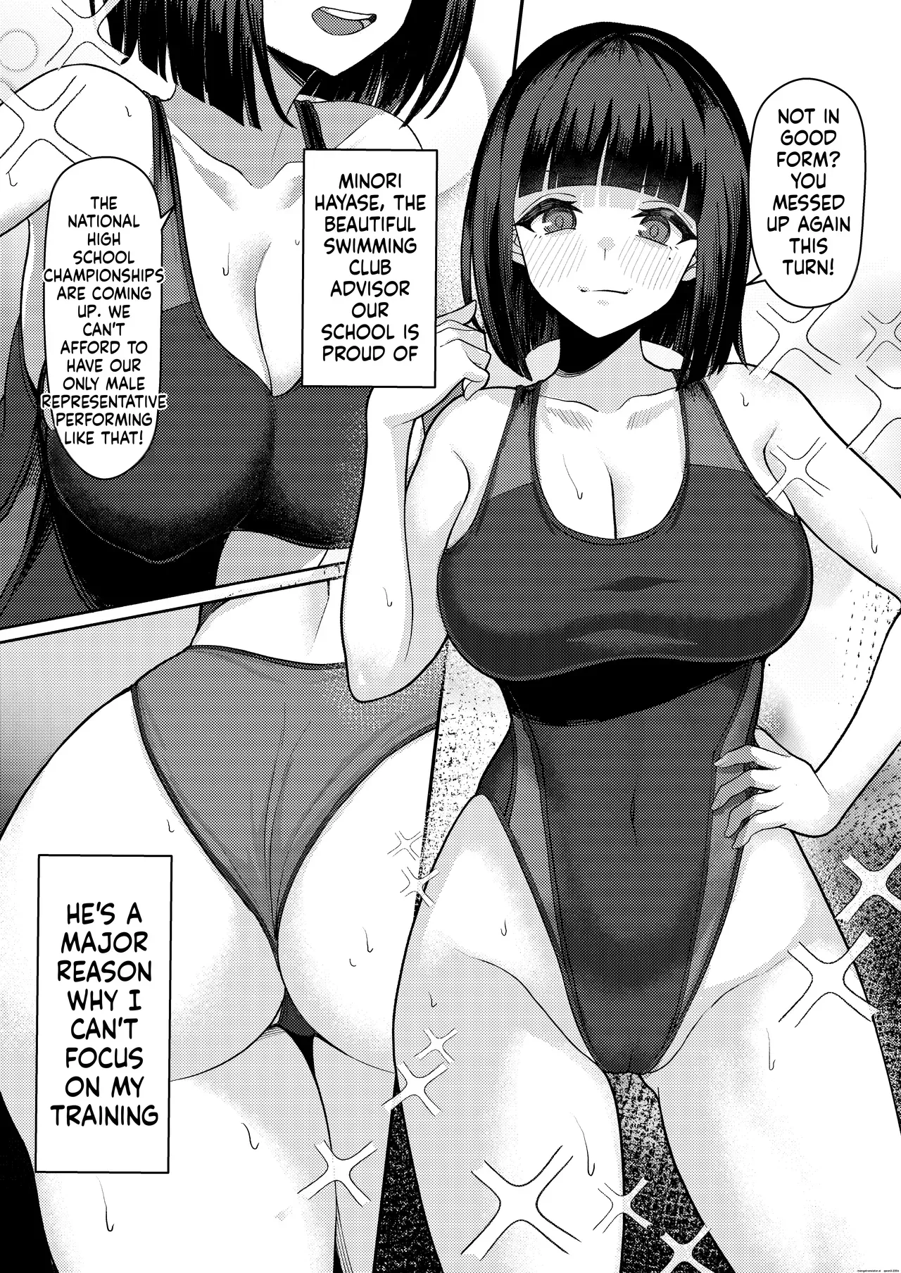 [Kamatsuka (Kamatsuka)] Danshi ga Ore dake!? no Suieibu de Akogare no Senpai to Osananajimi ni Komon ni Shasei Kanri Sareteiru Koto ga Barete Shimatta Hon - Page 4
