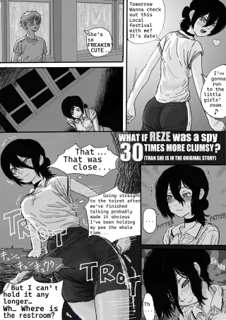 [Veggie] Reze's wetting herself cover