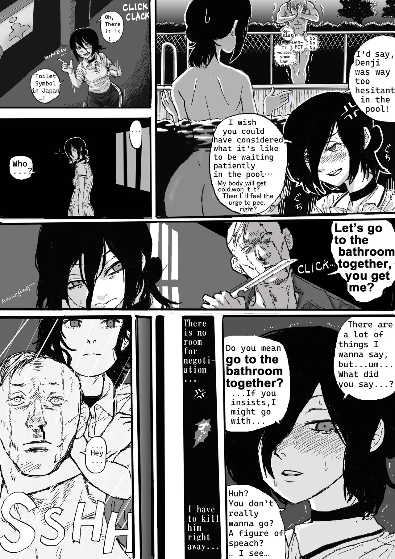 [Veggie] Reze's wetting herself - Page 2