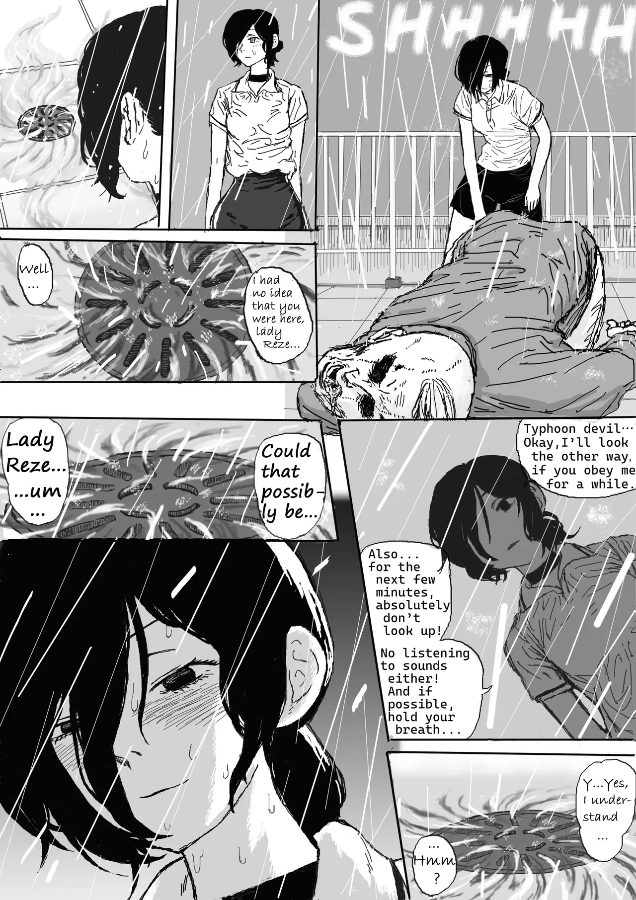 [Veggie] Reze's wetting herself - Page 4