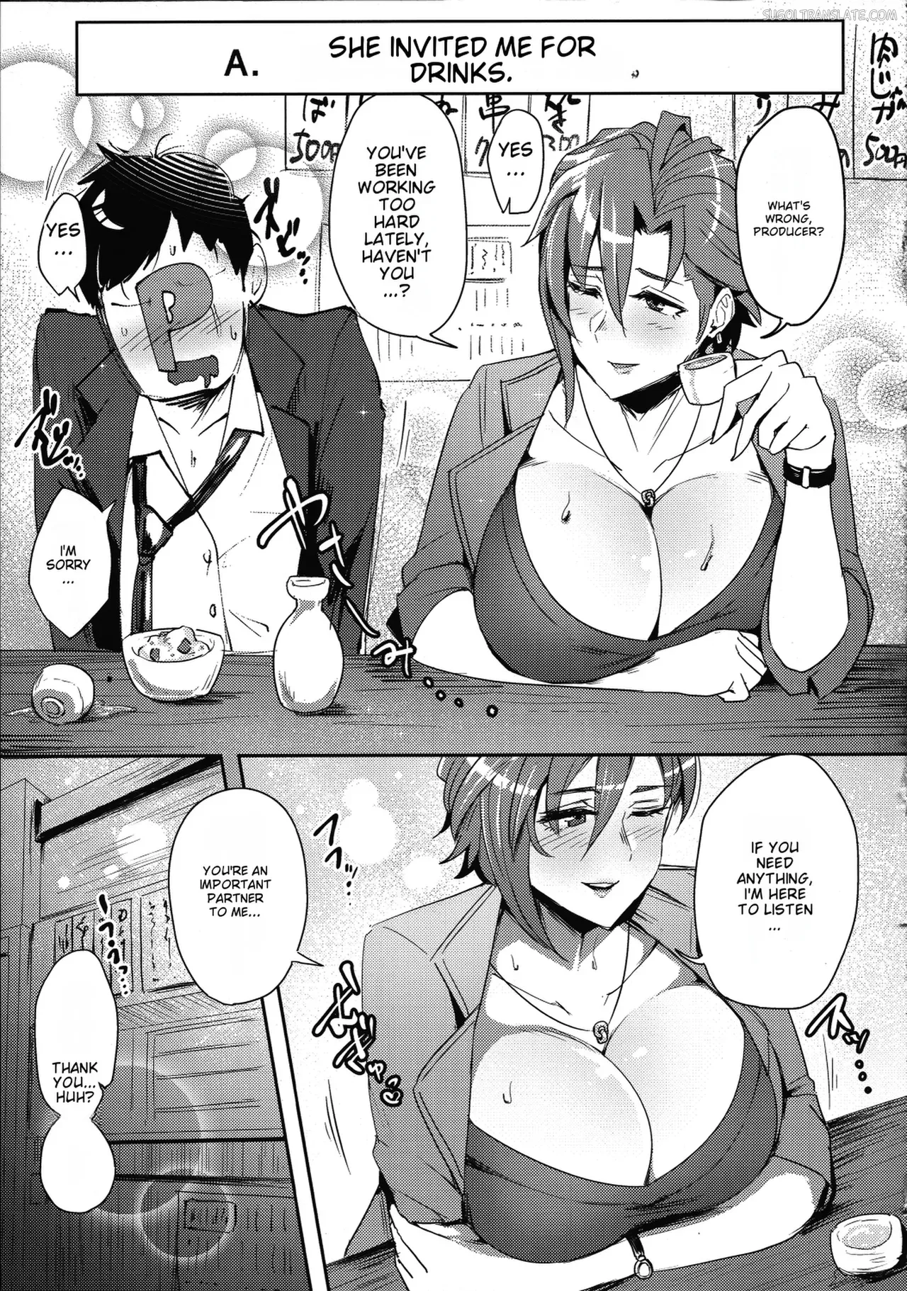 (C91) [Three M (Mumumu)] Kiba-san to Osake Nonde H Shitai! (THE IDOLM@STER CINDERELLA GIRLS) [English] [MTL] - Page 6