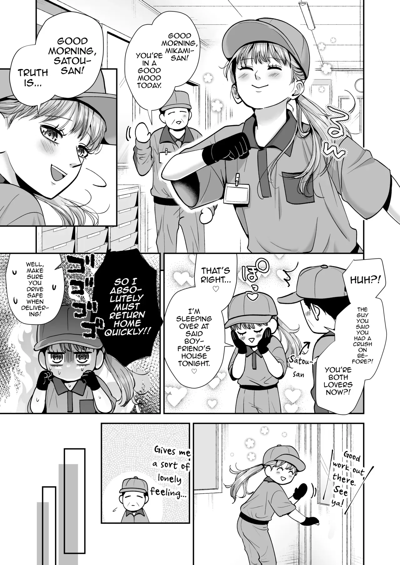 [Itomitsudou (Mitsujirou)] Otokonoko Otodoke Shimasu! 2 ~Itsumo kuru Haitatsuin-san ga Masaka no Otokonoko datta kedo Mayowazu Hameta~ [English] [mysterymeat3] - Page 10