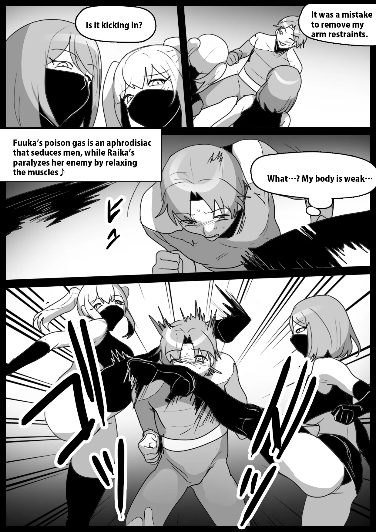 [The Nation of Head Scissors (Toppogi)] A Lesson on How to Break and Corrupt Captured Heroes by Female Fighters [English] - Page 5