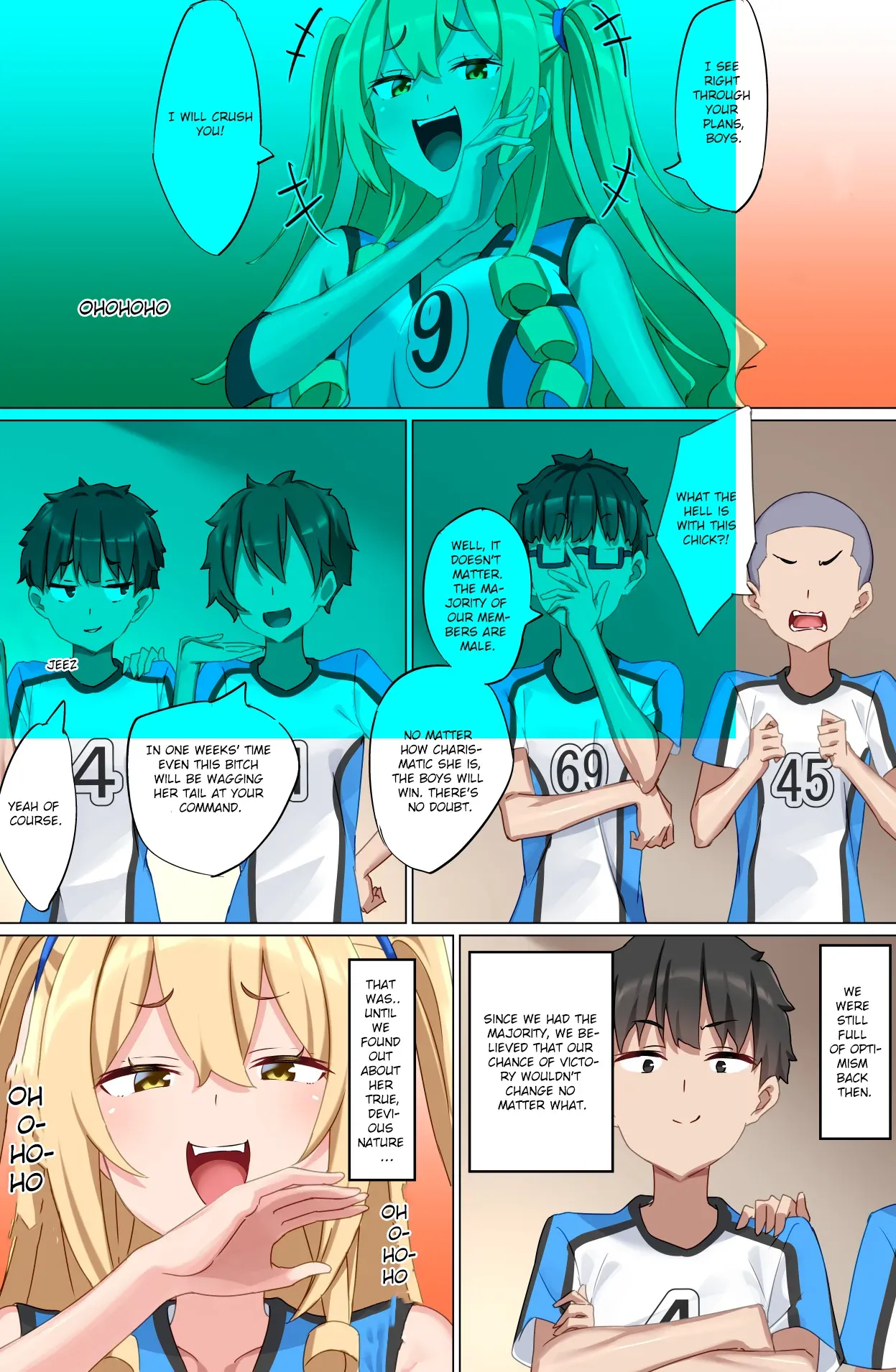 [Kurage no Suisou (Hagakure Kurage)] Welcome to the Weak Masochist Volleyball Club - Page 10