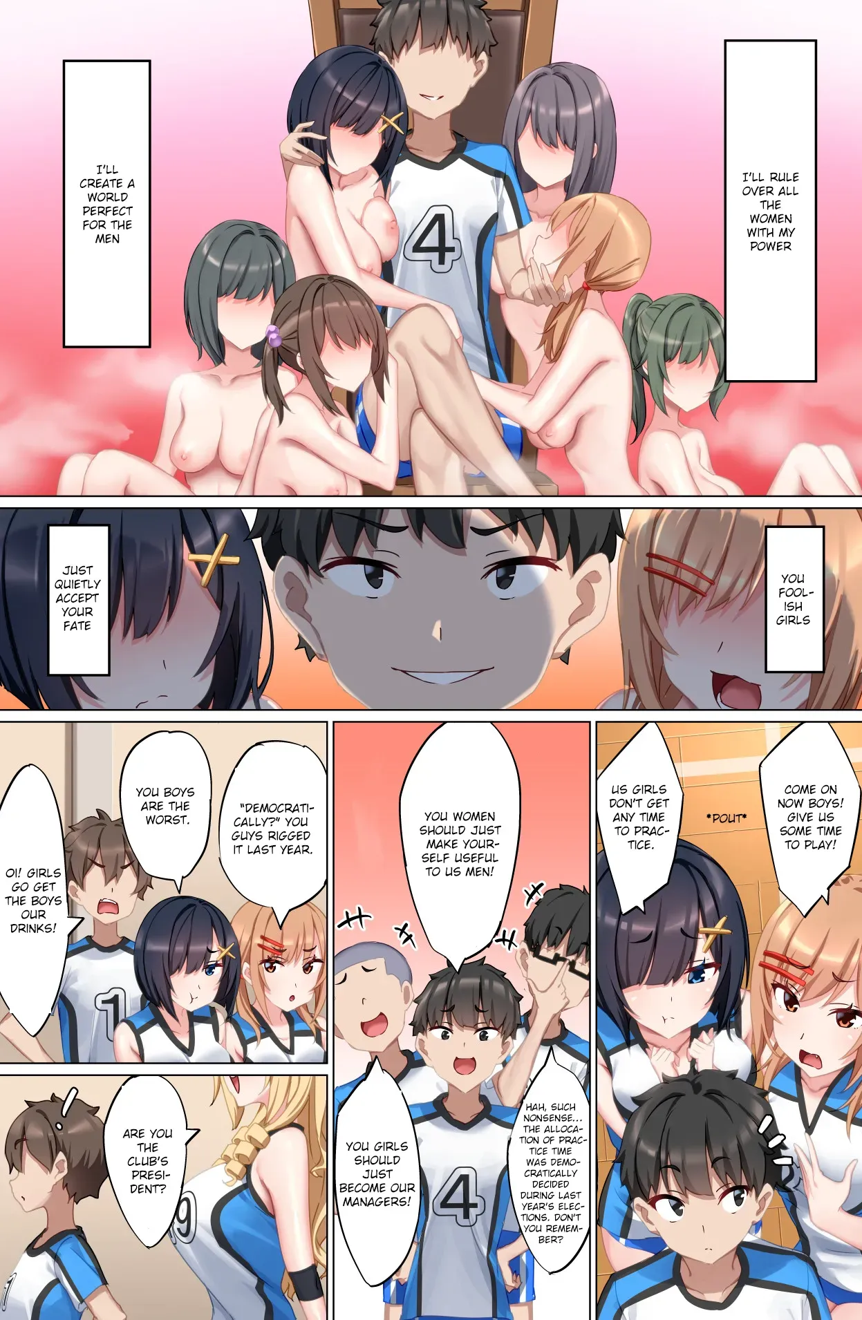 [Kurage no Suisou (Hagakure Kurage)] Welcome to the Weak Masochist Volleyball Club - Page 8