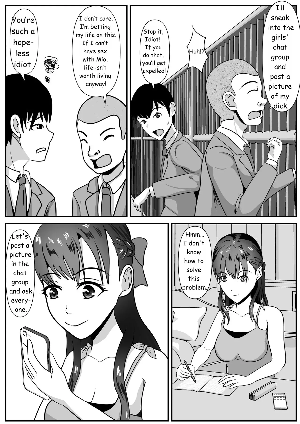 [Kemusi no Bansan Kai] Suki na Joshi ga Hentai Yuujin ni Kuwareta [English] [MTL] - Page 5
