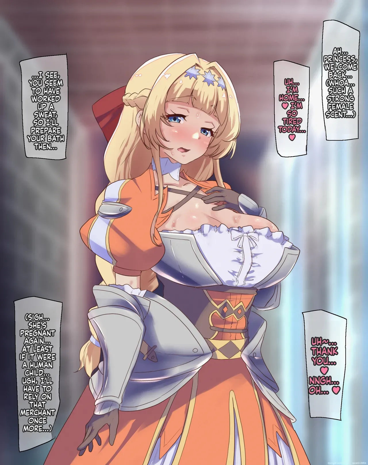 A Story About a Princess Who Sucks Dick Nonstop and Gets Pregnant - Page 10