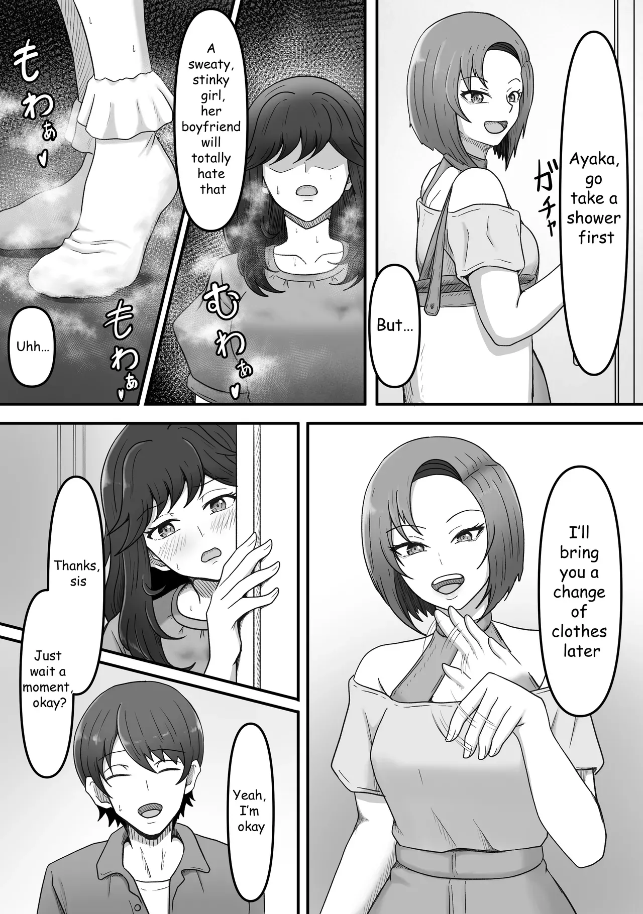 [Kame no Misoshiru] My Girlfriend's Older Sister Turned Me Into Her Masochist Foot Pet [edited MTL] - Page 10