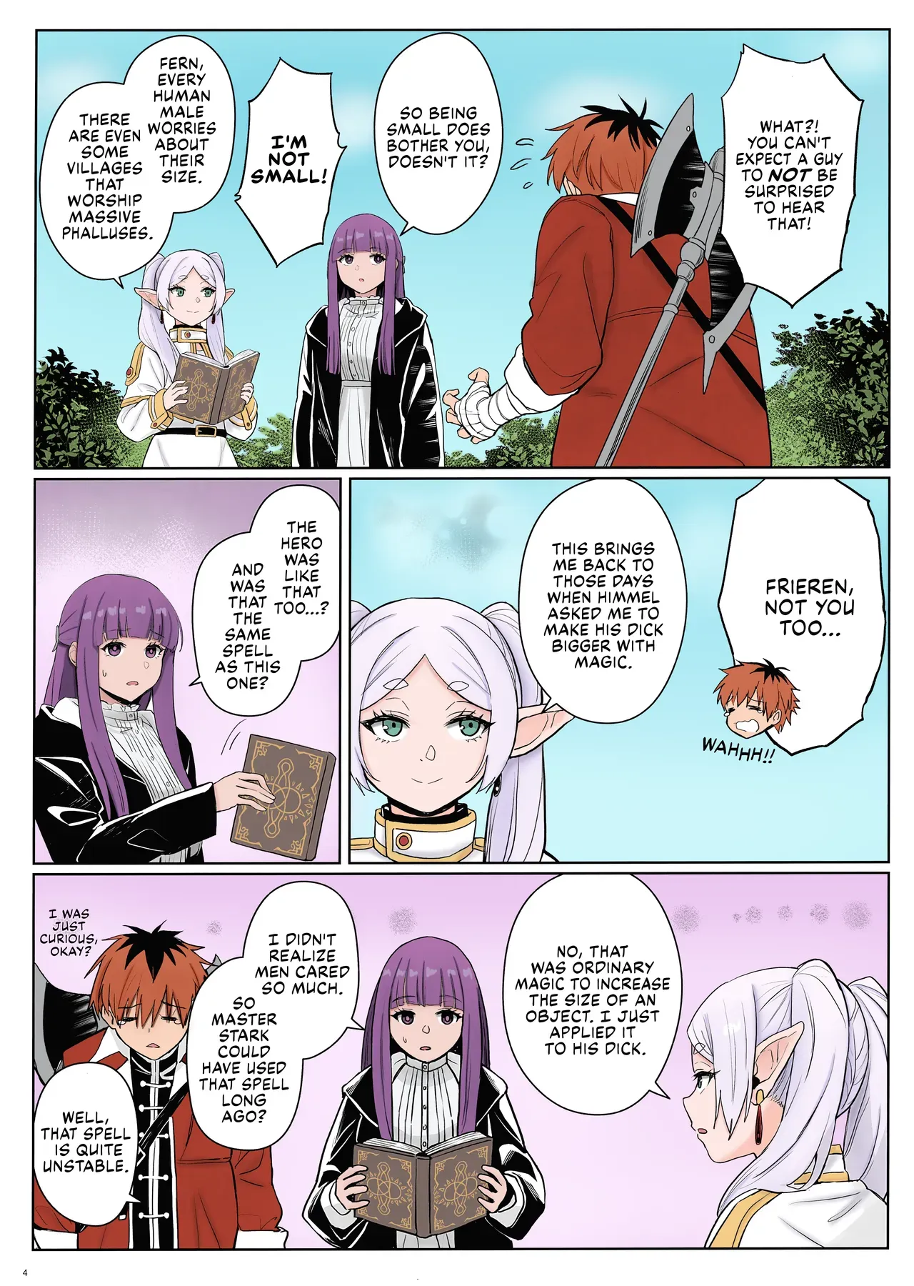 [COMEX (Zhen Lu)] Chinchin ga Ookiku Naru Mahou | Penis Enlargement Magic (Sousou no Frieren) [English] [Decensored] [Fap It Scans] [Colorized] - Page 5