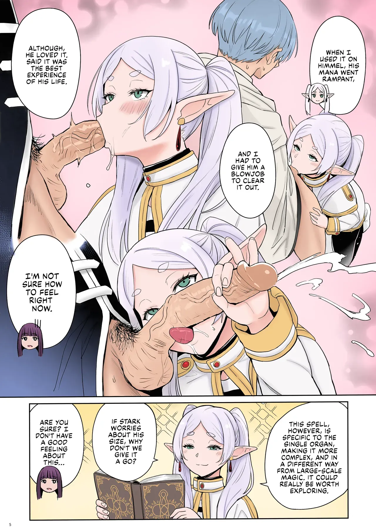 [COMEX (Zhen Lu)] Chinchin ga Ookiku Naru Mahou | Penis Enlargement Magic (Sousou no Frieren) [English] [Decensored] [Fap It Scans] [Colorized] - Page 6
