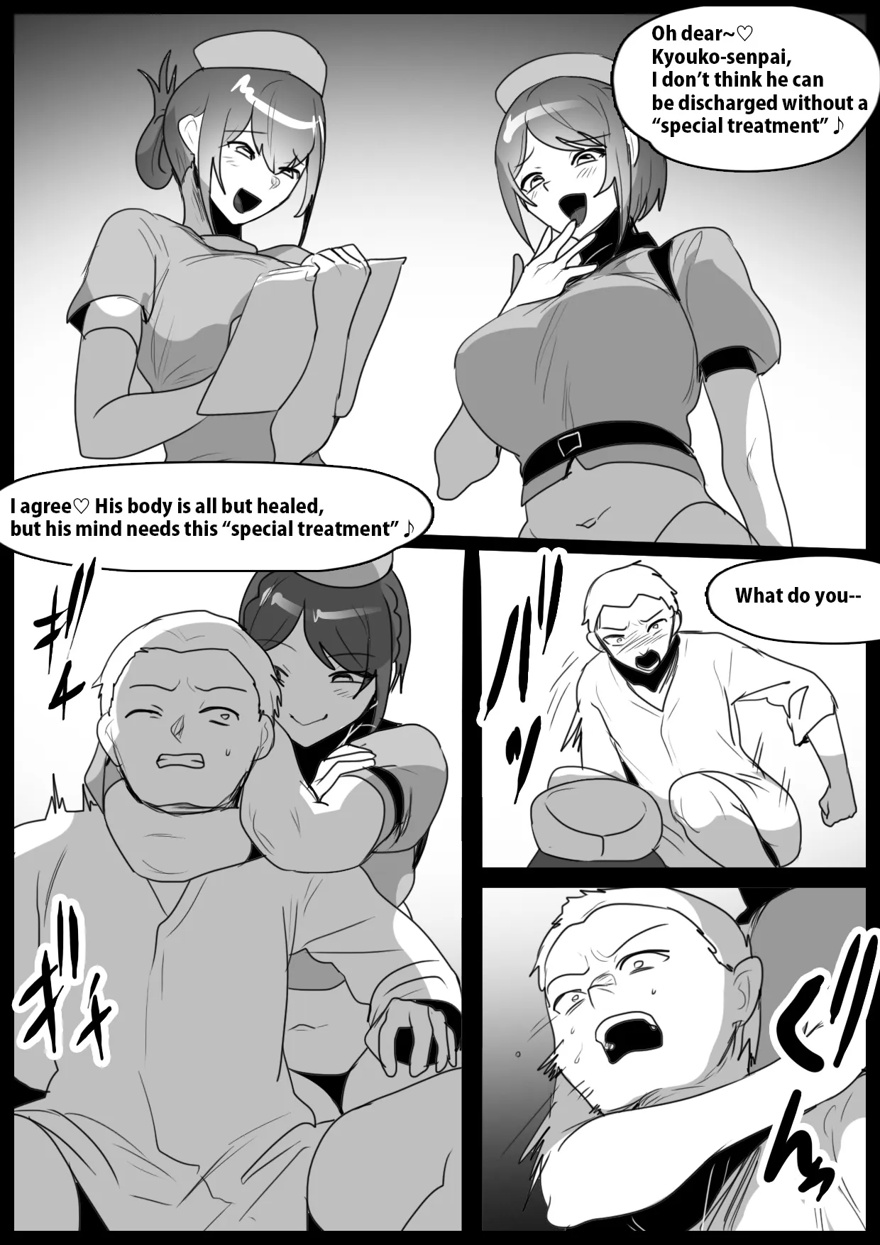 [The Nation of Head Scissors (Toppogi)] The story of how I was transformed into a masochist by the "devils in white coats" and their "carrot-and-stick" nursing. [English] - Page 7