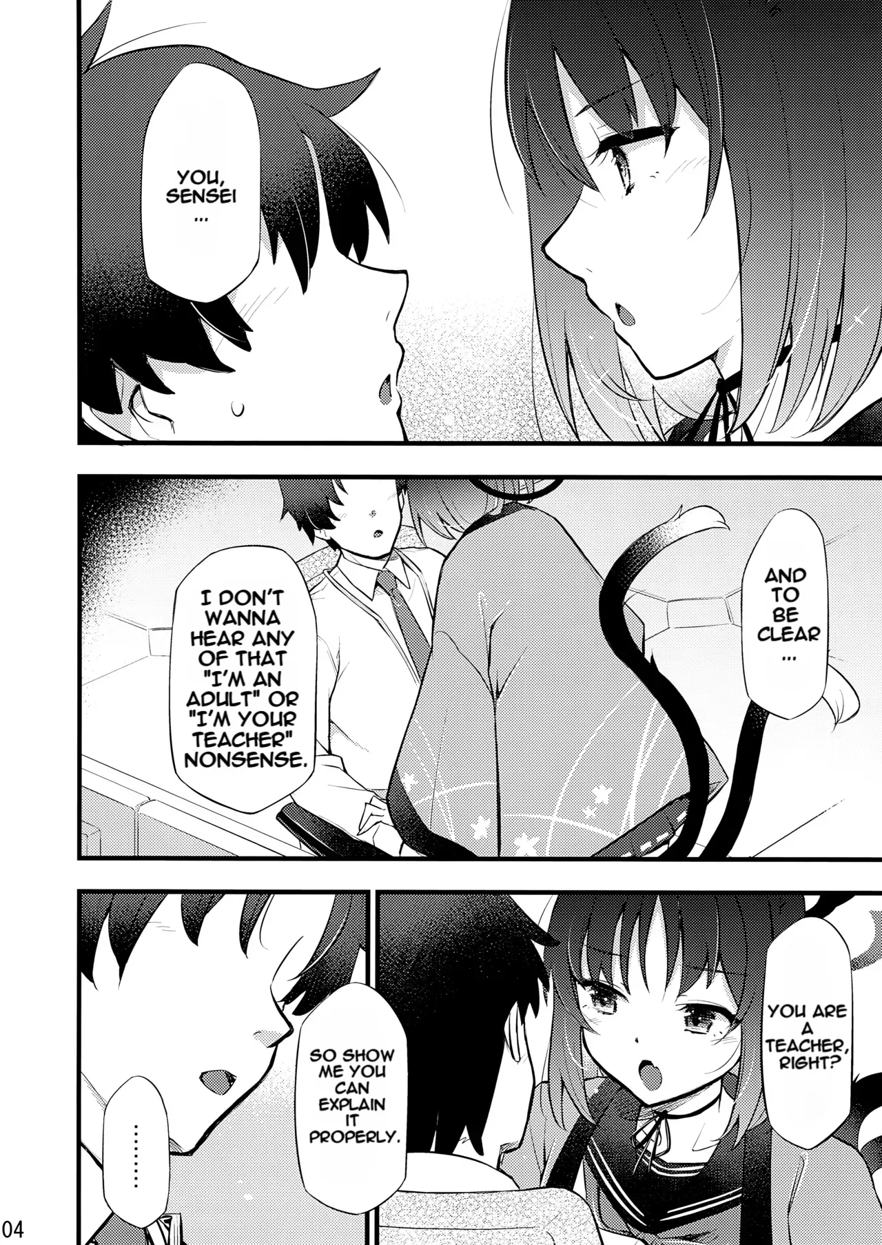 (C106) [Hetalearts (BLACKHEART)] Shi Iwaku/as Confucius said... (Blue Archive) - Page 5