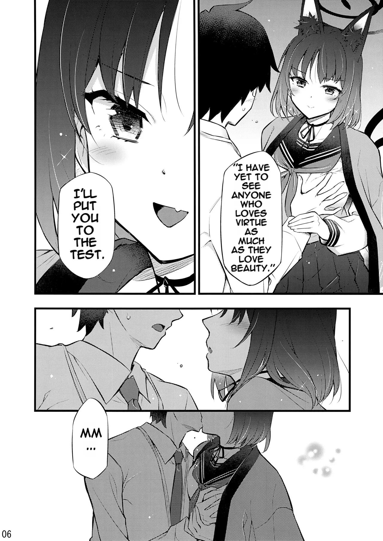 (C106) [Hetalearts (BLACKHEART)] Shi Iwaku/as Confucius said... (Blue Archive) - Page 7