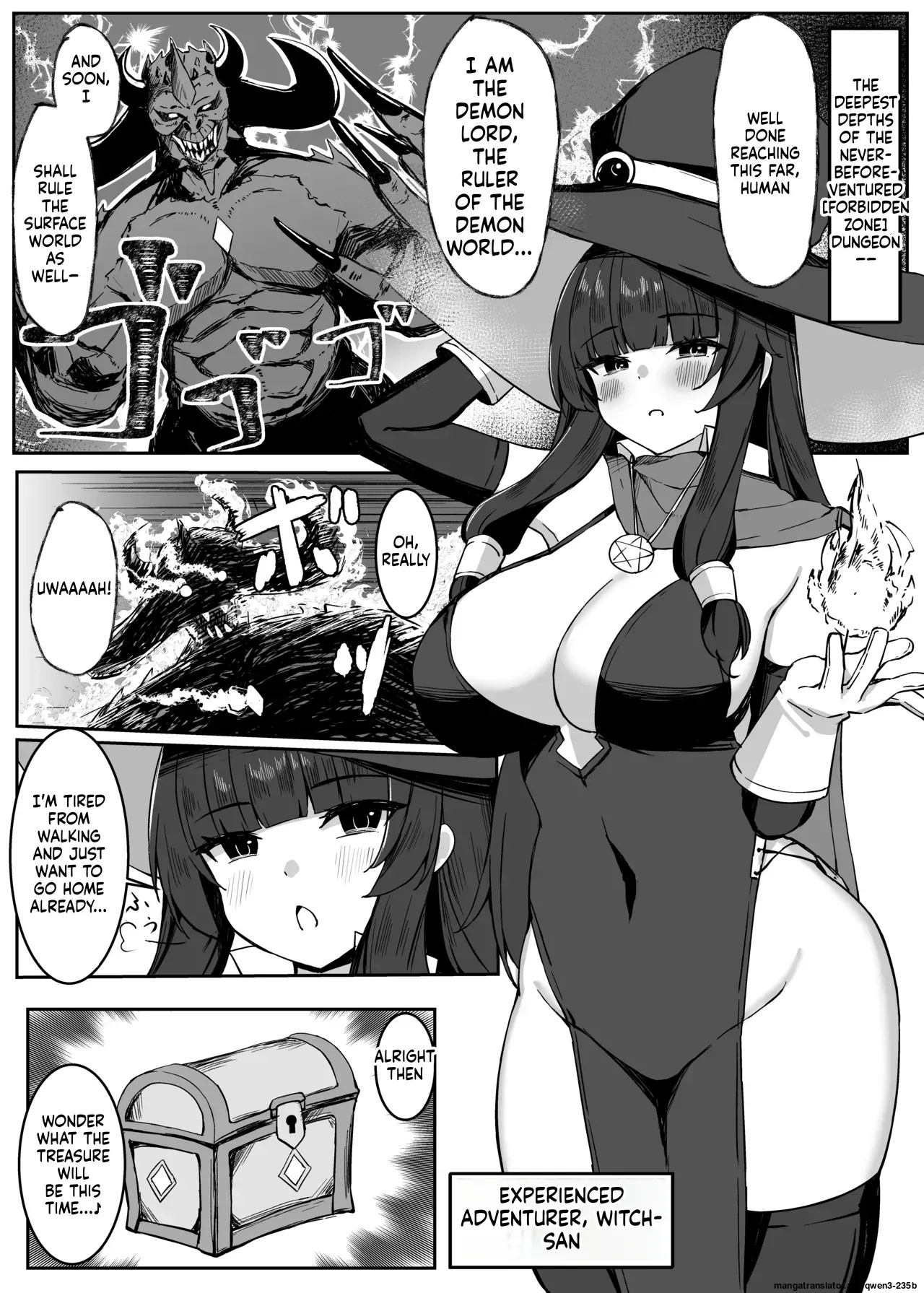 [Omochi no Mochiya (Numamochi)] Saikyou Witch ga Zako Monster-tachi ni Haiboku Suru Hanashi (SCANMTL) - Page 2