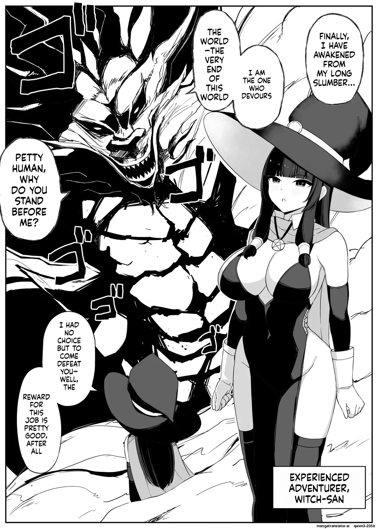 [Omochi no Mochiya (Numamochi)] Saikyou Witch ga Zako Monster-tachi ni Haiboku Suru Hanashi 2 (SCANMTL) - Page 2