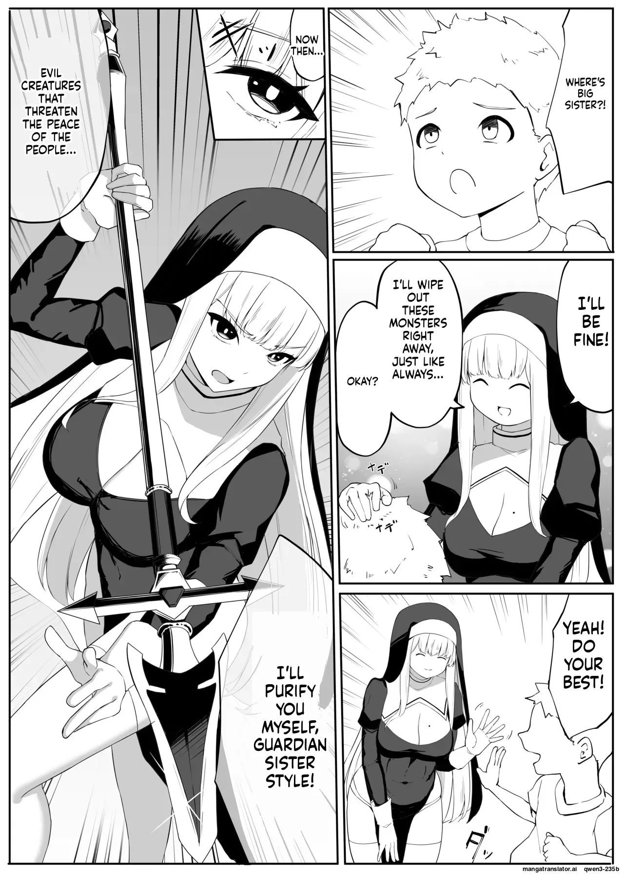 [Omochi no Mochiya (Wabimochi)] Tatakau Sister ga Shokushu Monster ni Haiboku suru Hanashi (SCANMTL) - Page 5