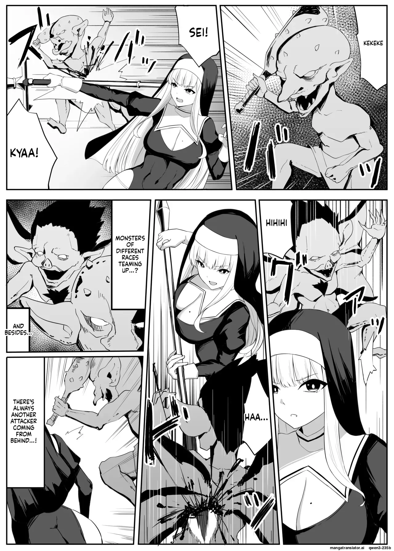 [Omochi no Mochiya (Wabimochi)] Tatakau Sister ga Shokushu Monster ni Haiboku suru Hanashi (SCANMTL) - Page 6