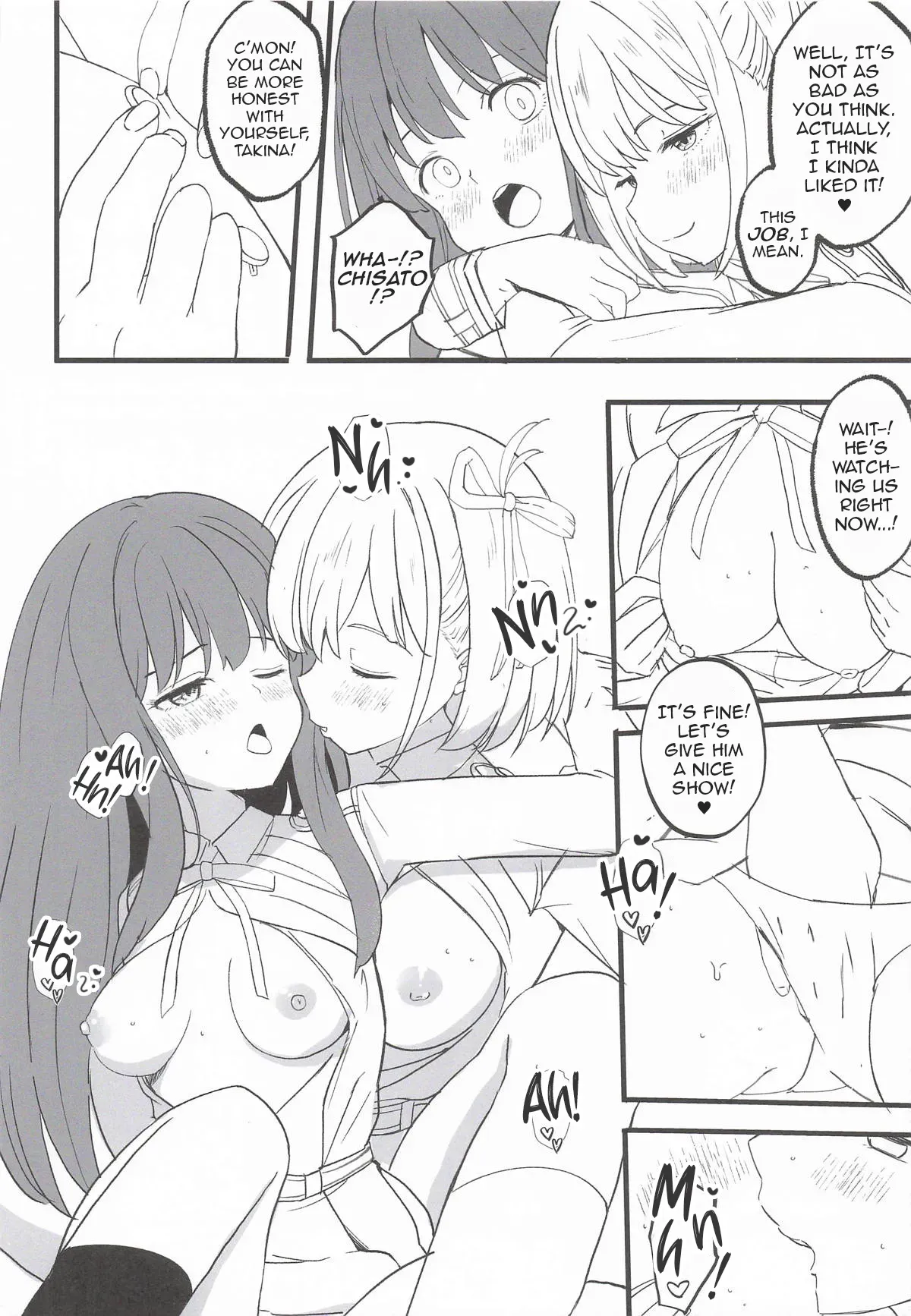 (COMIC1☆28) [MAD CAPSULE (Tsumiki)] Lycoris no Ecchi na Hon 11 | Lycoris Lewd Book Ch. 11 (Lycoris Recoil) [English] [DeppoTL] - Page 8