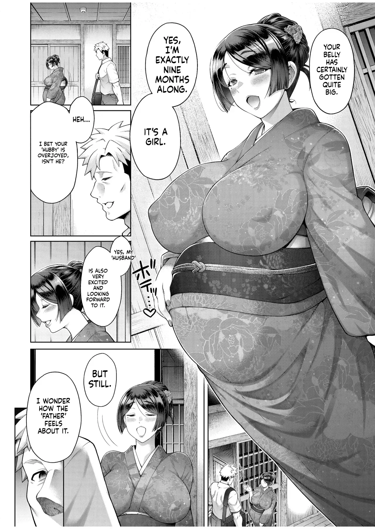 [Aoyama Akira] The Hostess of This Esteemed Hot Spring is a Shameless Sex Addict - Final Chapter [English] - Page 4