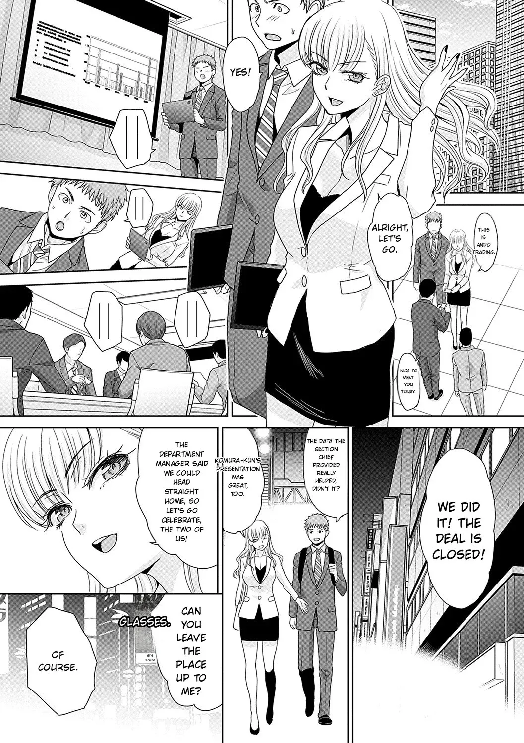 [Itaba Hiroshi] Tsukiyono Kachou wa Gal o Yamerarenai  - Tsukiyono The manager can't quit a gal [English] - Page 8