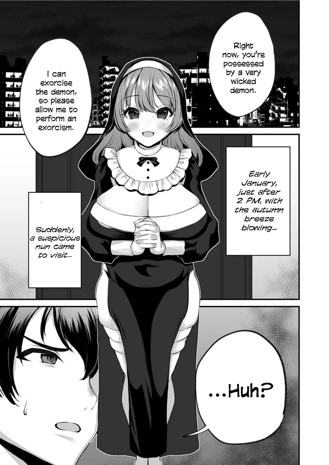 [Morino Koala] Sister Ema no Ecchi na Oshikake Akuma Harai [English] - Page 2