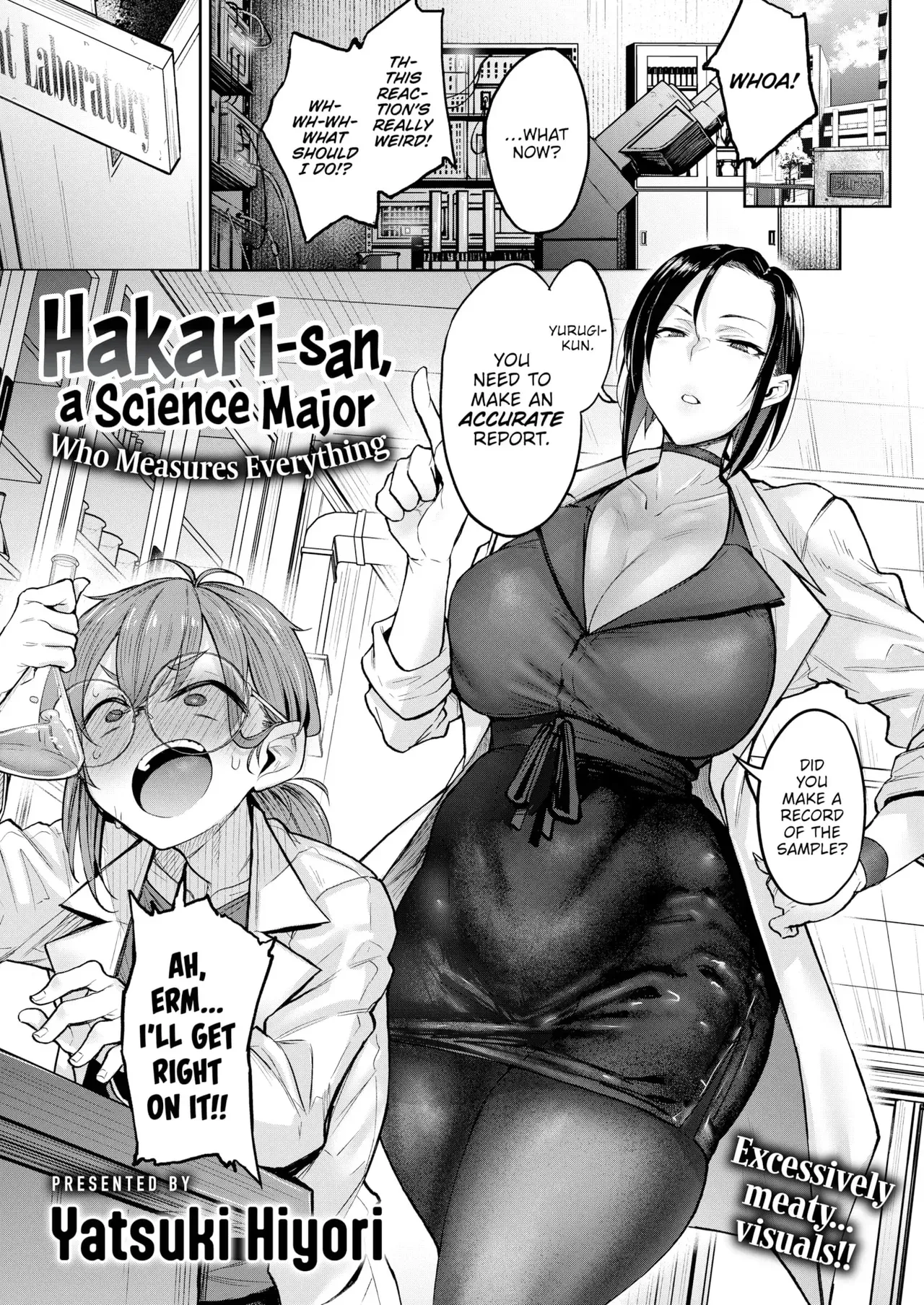 [Yatsuki Hiyori] Nanidemo Keisokusuru Rikeijoshi Hakari-san (COMIC Kairakuten 2024-10)(English) - Page 1
