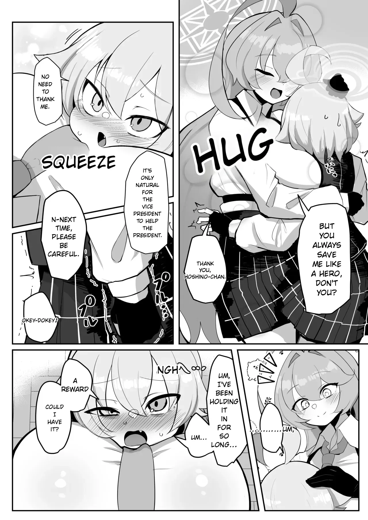 [Kumasan Renpou (Kumasan)] Futanari Maso Hoshino-chan VS Do-S Yume Senpai (Blue Archive)(MTL)(English) - Page 5