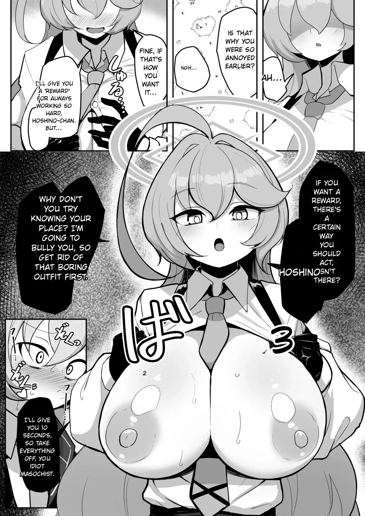 [Kumasan Renpou (Kumasan)] Futanari Maso Hoshino-chan VS Do-S Yume Senpai (Blue Archive)(MTL)(English) - Page 6