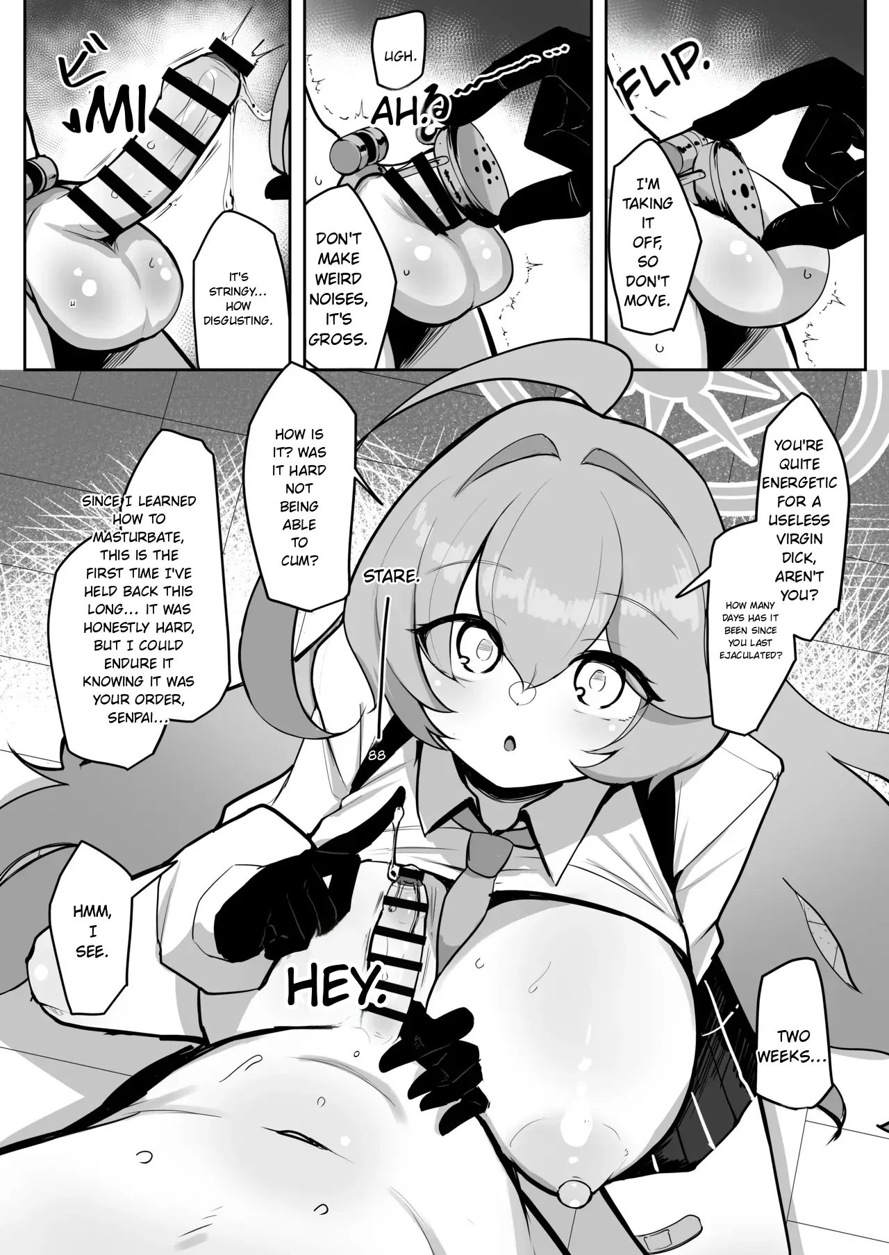 [Kumasan Renpou (Kumasan)] Futanari Maso Hoshino-chan VS Do-S Yume Senpai (Blue Archive)(MTL)(English) - Page 8