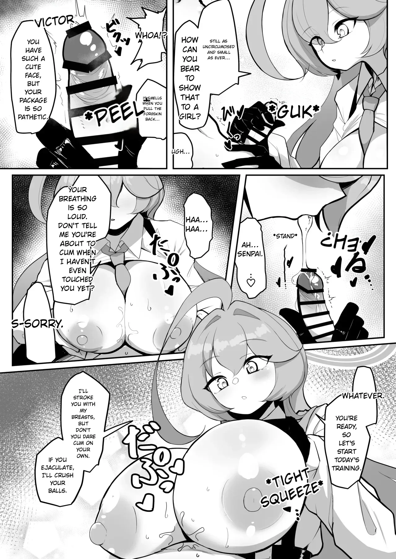 [Kumasan Renpou (Kumasan)] Futanari Maso Hoshino-chan VS Do-S Yume Senpai (Blue Archive)(MTL)(English) - Page 9