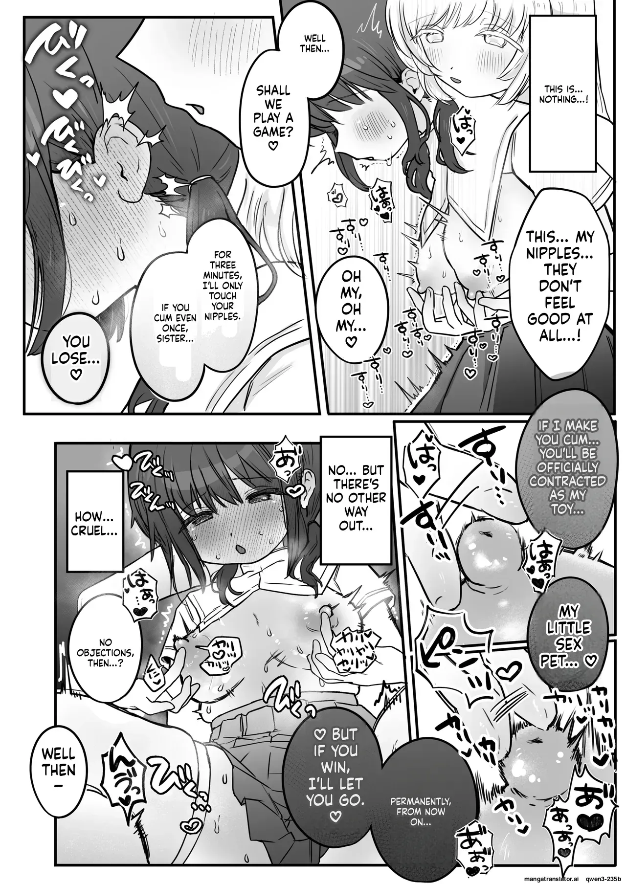 Chikubi Renzoku Zecchou Batsu Game! ~ Yuutousei Sister ga Succubus no Sex Pet ni Naru Made~ (SCANMTL) - Page 6