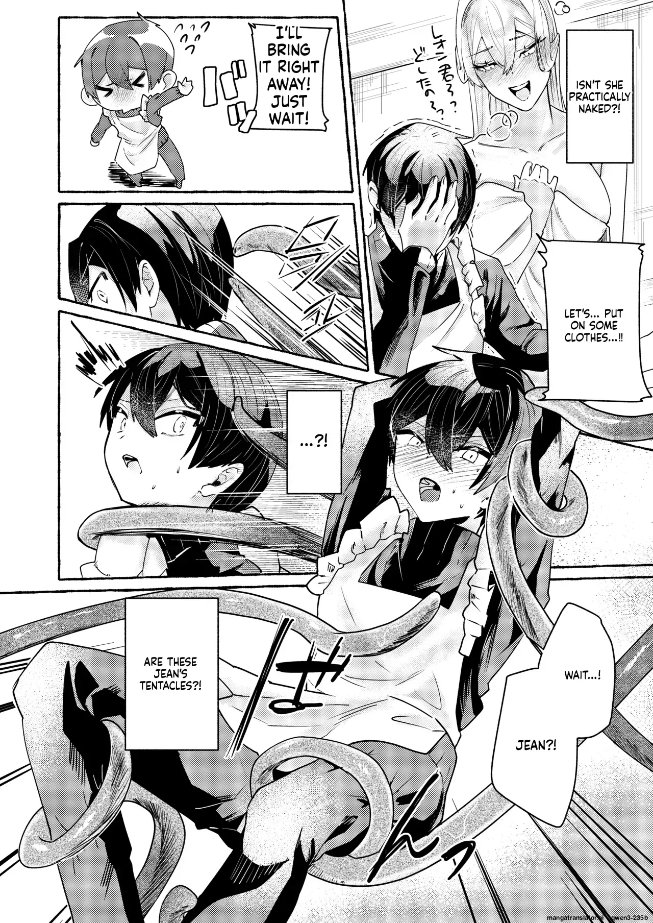 [Shafutsutei Shoudoku (Byakudan)] Tentacle ~Bousou Majo to Kataomoi Maid Hen~ [English] [SCANMTL] [Digital] - Page 8