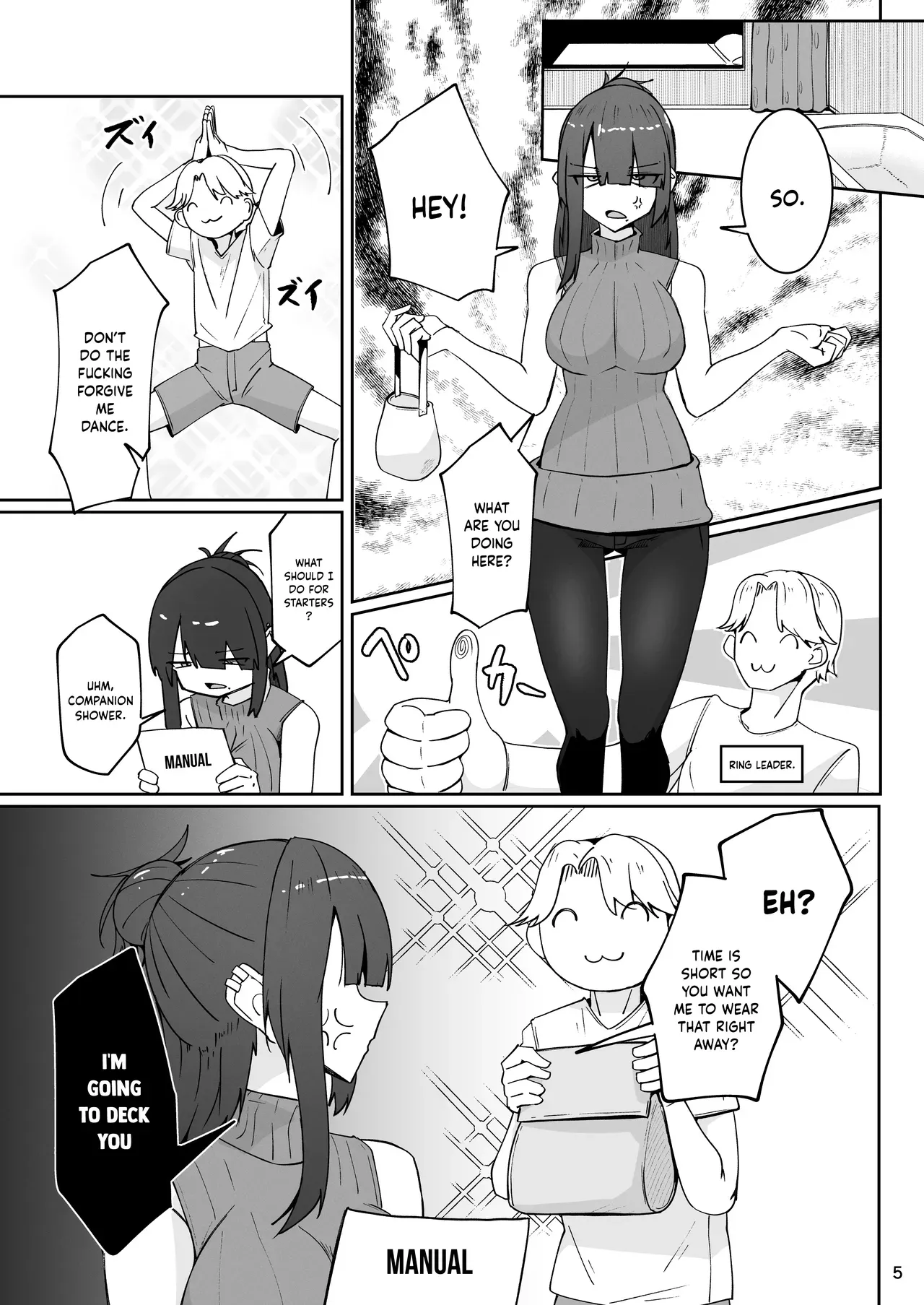 [Zenshuu Bougyo (Sin Iti)] Dōshite Baito-saki Ga Fūzoku no Jōnanda⁉ / Why Am I Being Hired To Be A Brothel Girl?! [Digital] [English] {Doujins.com} - Page 5