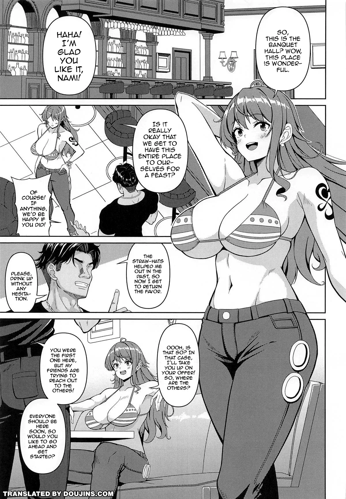 [BRAVE HEART petit] Kaizoku Kyounyuu - Utage / The Big Breasted Pirate And The Feast (One Piece)  [English] {Doujins.com} - Page 2