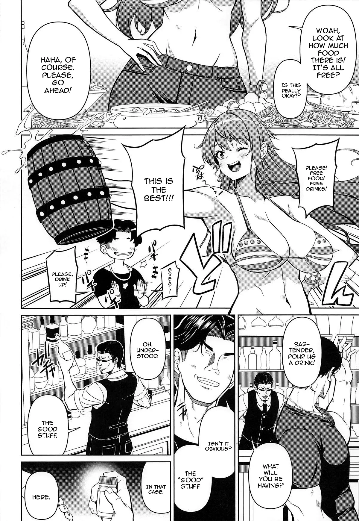 [BRAVE HEART petit] Kaizoku Kyounyuu - Utage / The Big Breasted Pirate And The Feast (One Piece)  [English] {Doujins.com} - Page 3