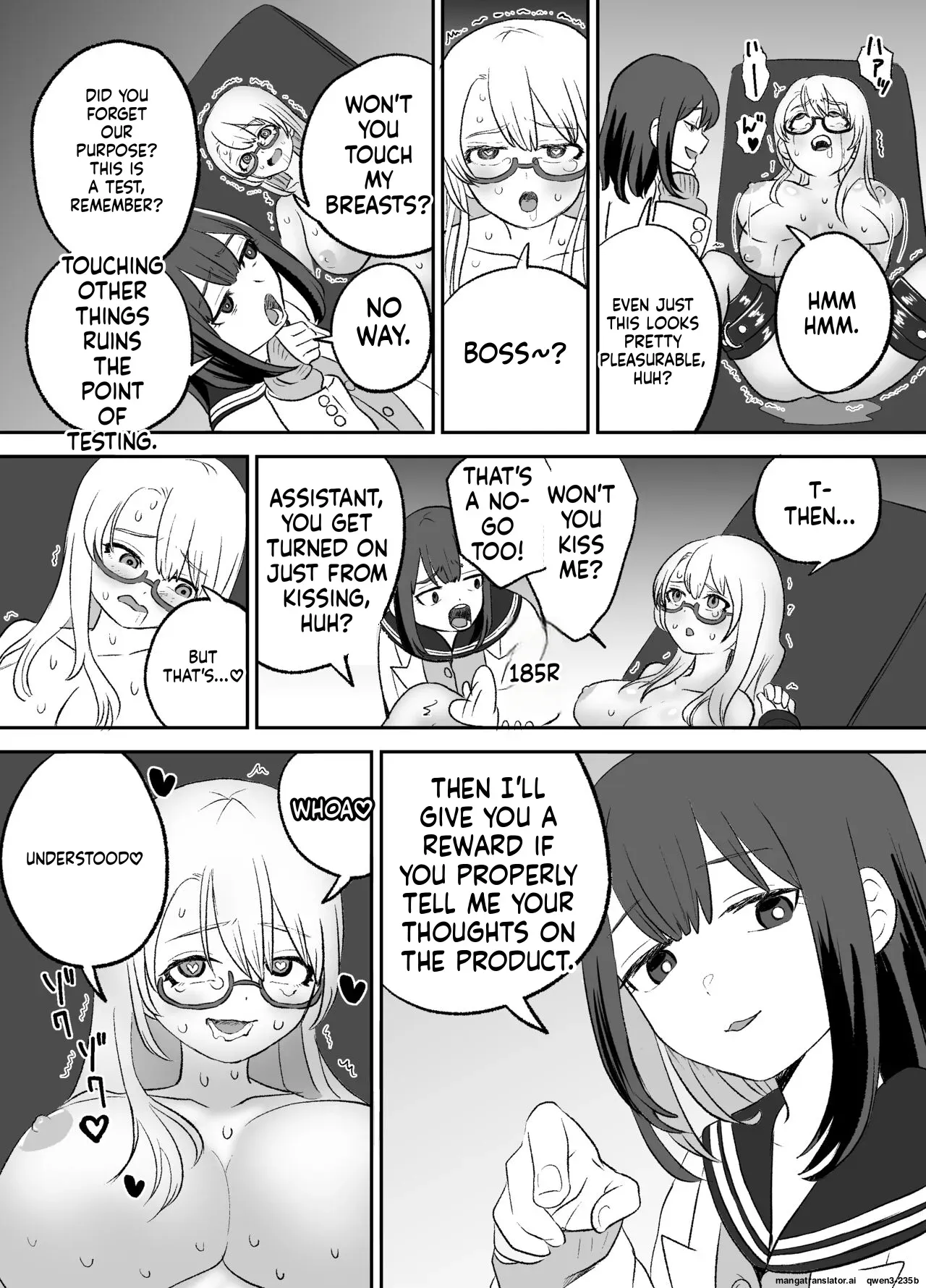 [Eichi Kenkyuujo (Blank)] Omocha Kaihatsubu Joshu-chan no Sanzan na Nichijou [English] [SCANMTL] - Page 6