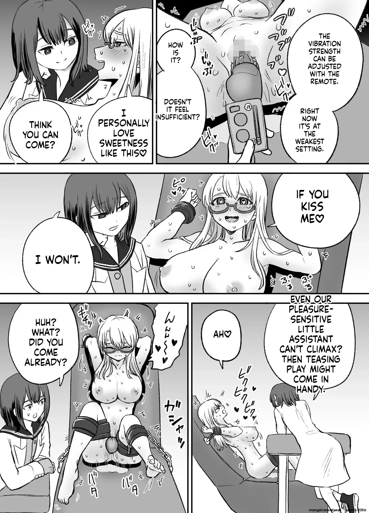 [Eichi Kenkyuujo (Blank)] Omocha Kaihatsubu Joshu-chan no Sanzan na Nichijou [English] [SCANMTL] - Page 7