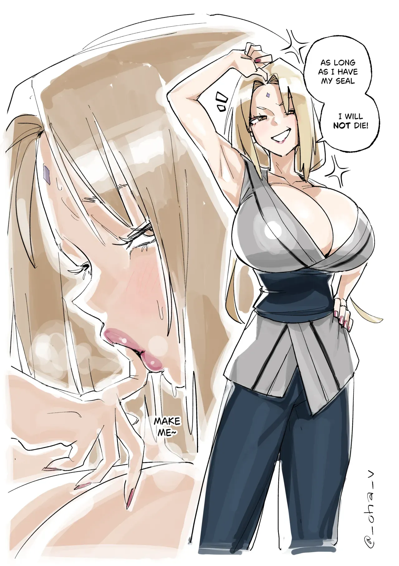 [ohkohaku] May Tsunade (Naruto) [Japanese, English] - Page 8